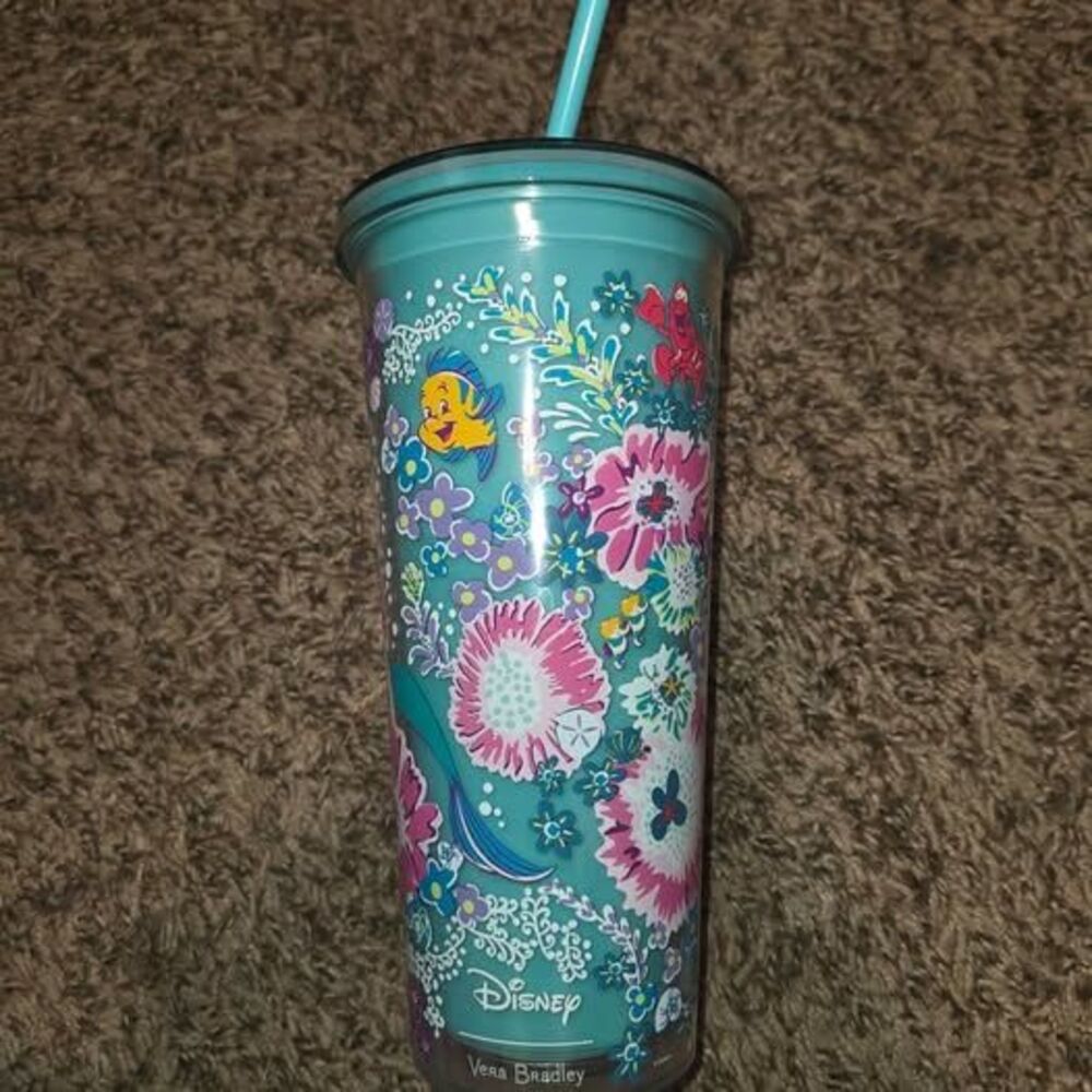 Vera Bradley Disney The Little Mermaid Tumbler with Straw